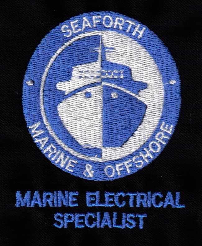 Embroidered Seaforth Marine branded gear